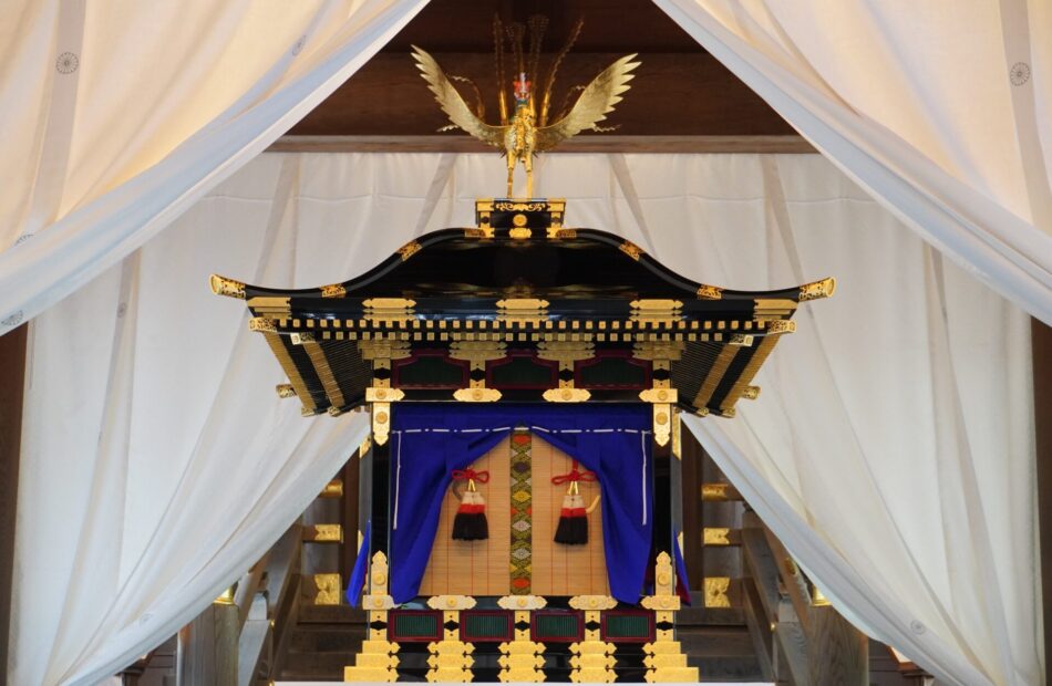 「御遷座百五十年祭」十年に一度の御神幸（巡行 順路図あり）