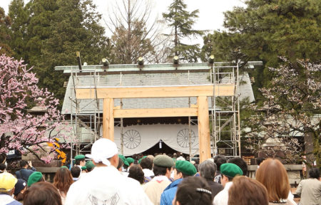 神宮御下賜鳥居(鳥居奉曳祭)